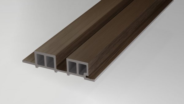 Реечные панели WOODVEX Lines цвет Milk Chocolate
